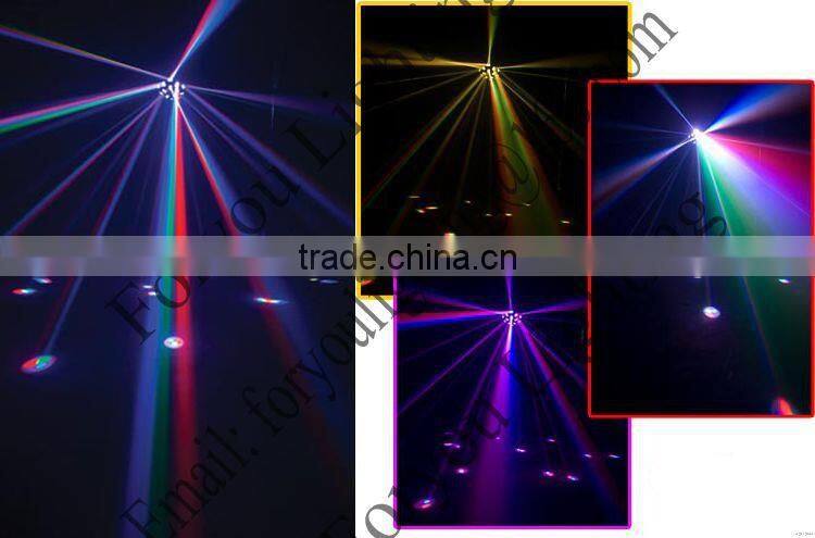 Branded factory price 3*9w rgb 3 in 1 leds mushroom dj led effect light