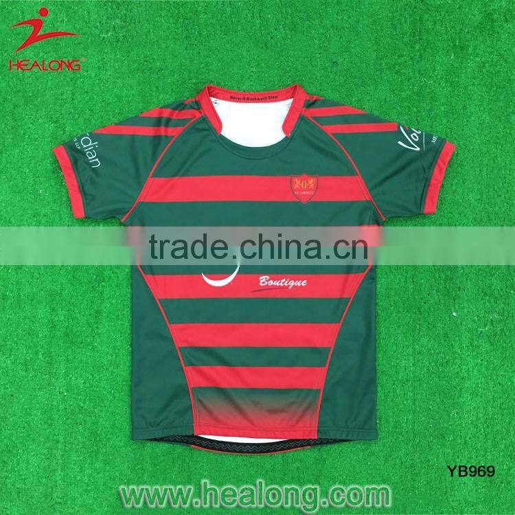 Sublimation Blank Custom Wholesale Cheap Rugby Jersyes Shirts