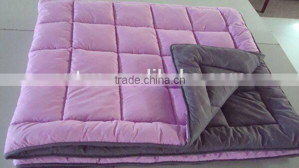 Microfiber SKY BLUE- Beige Bicolor Embossed Quilt