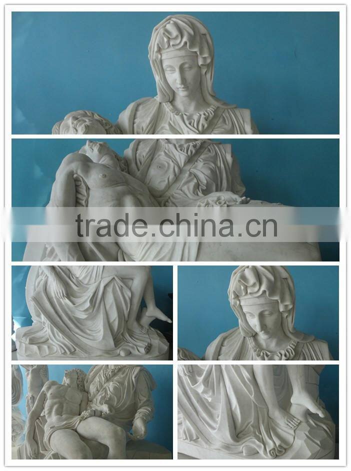 Hand-carved Mourning Of Christ Sculpture