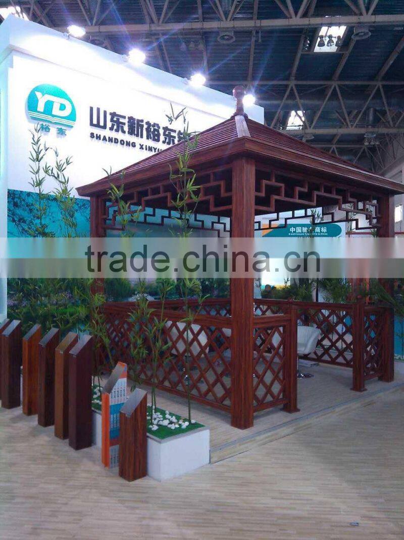 CE certification 6063 T5 wood painted aluminum door and window