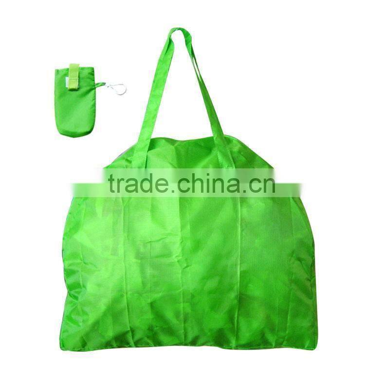 BSCI audit factory fold up grocery bag/foldable nylon shopping bags/foldable shopping bag