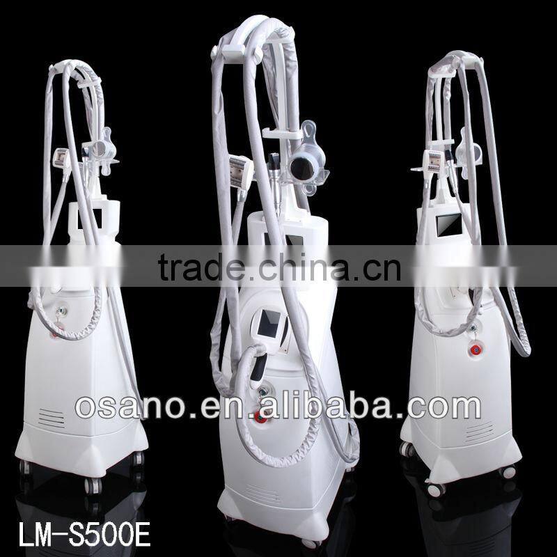 Body Cellulite vacuum roller cavitation rf multipolar machine