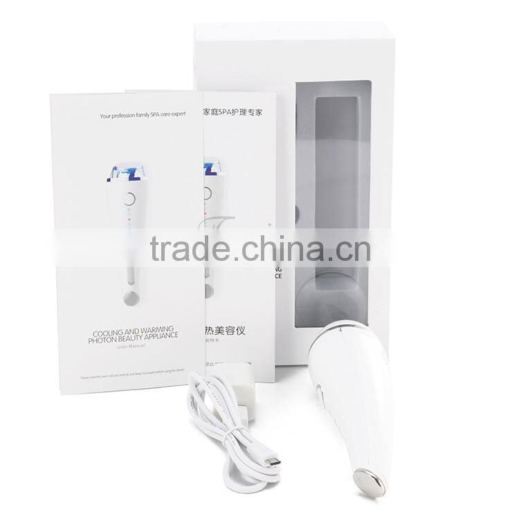 Home use photon light therapy warm and cold vibration machine