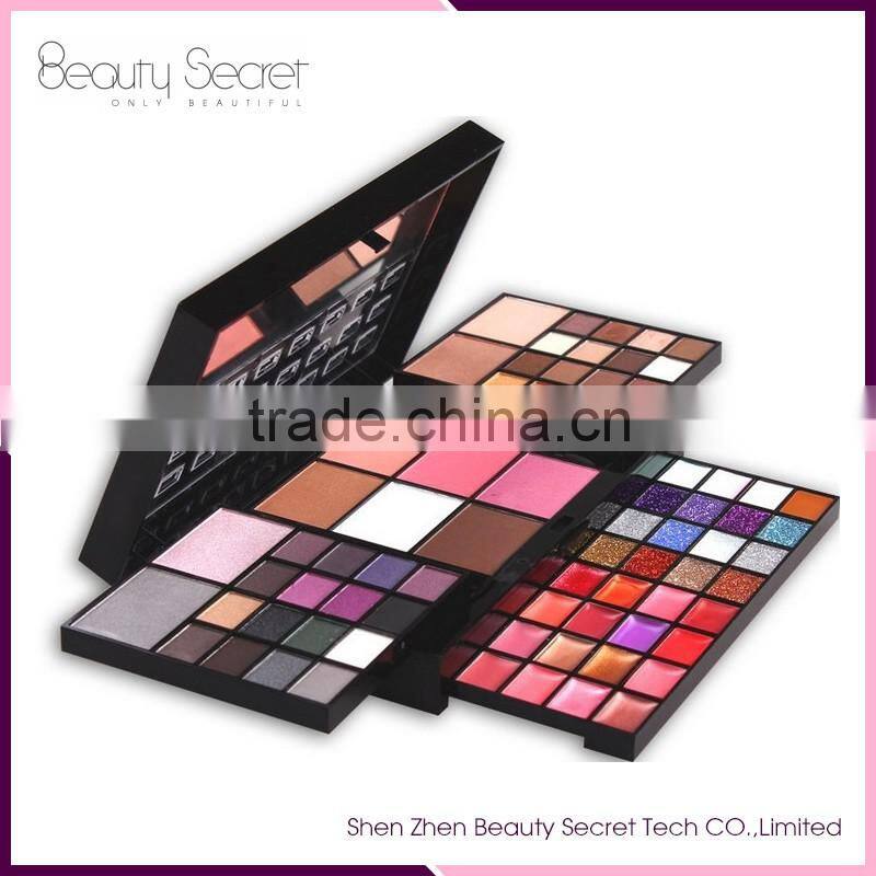 74colors Cosmetic makeup eyeshadow palette make your own style