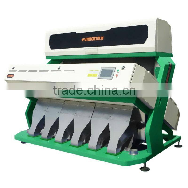 Waste plastics processing equipment ! Vision CCD Color Sorter machine ! Imported Japan NIKON camera, From anhui!