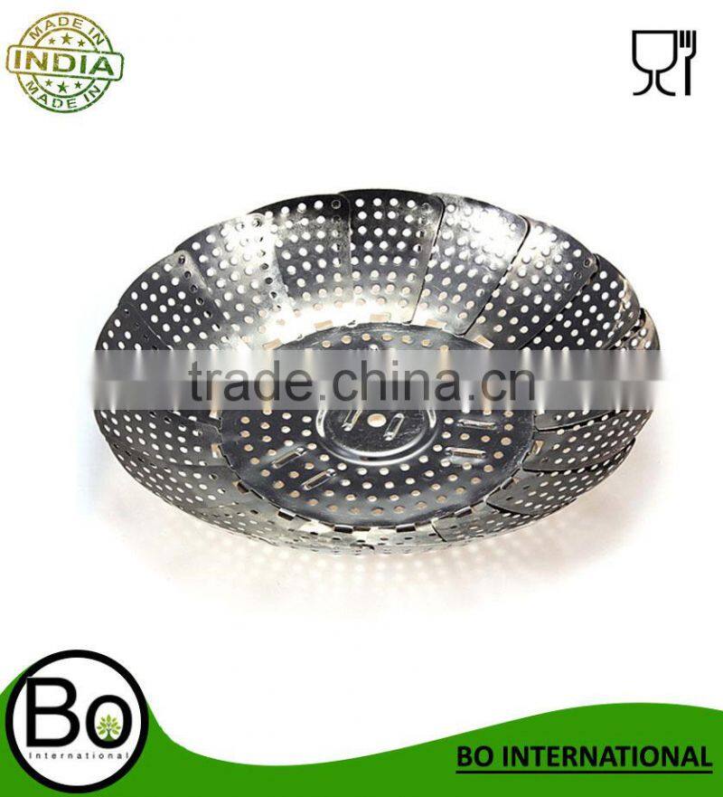 fruit collapsible vegetable stainless steel food steamer