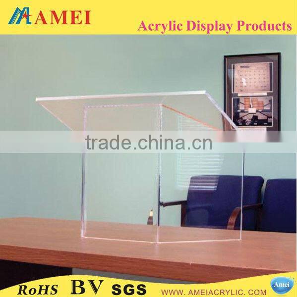 Bespoke high grade clear acrylic church pulpit