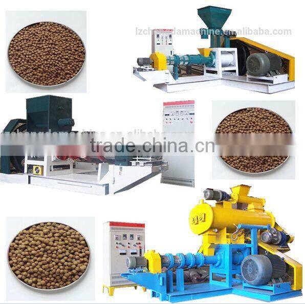 Wet series floating fish feed extruder, fish feed extruder machine, extruder machine for fish feed