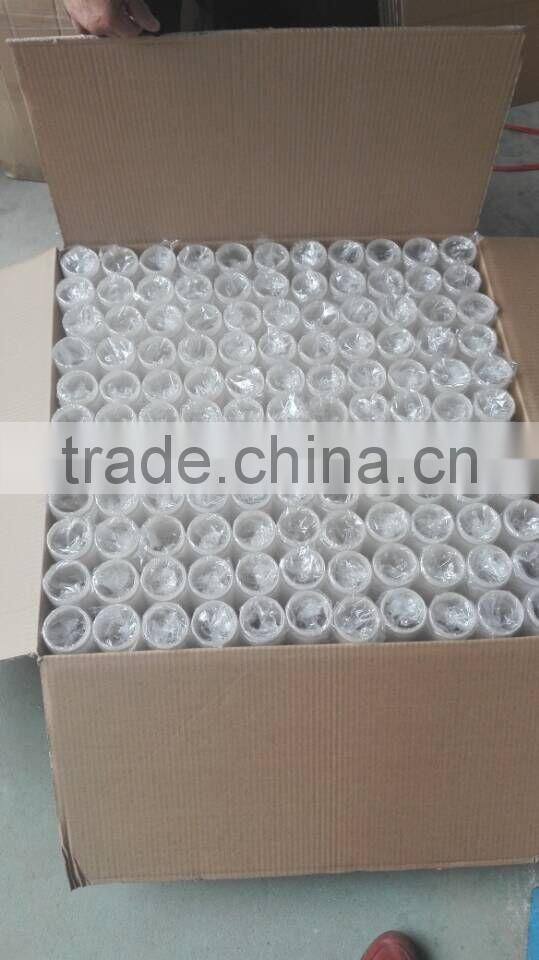 60mm outer diameter 5mm thickness length 308mm screw one side sandblast frost mily white color acrylic tube led light