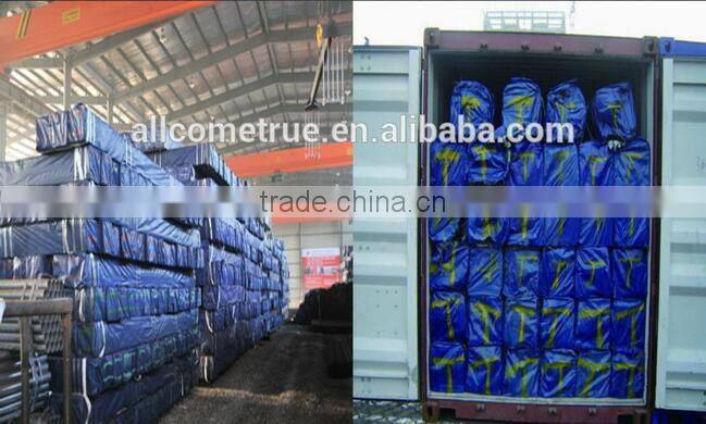 BS1387 EN10255 ASTM A53 B Hot dipped Galvanized steel pipe, GI pipes, threaded with socket, grooved