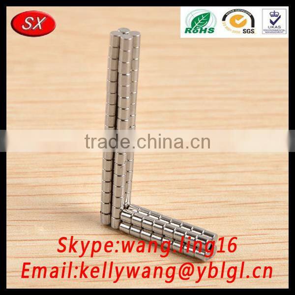 Dongguan Supplier Custom Bar Magnet, Round Shape Metal Magnets