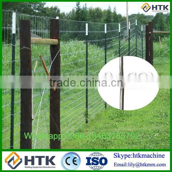 electro/hot dipped galvanized y-post steel picket fence ,used for field fence,cattle fence