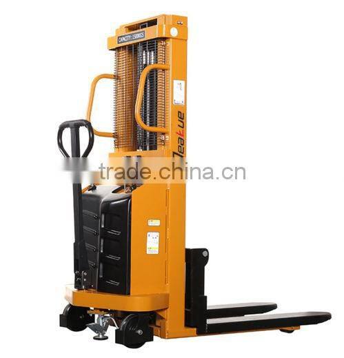 capacity 1 ton cheap price semi electric stacker