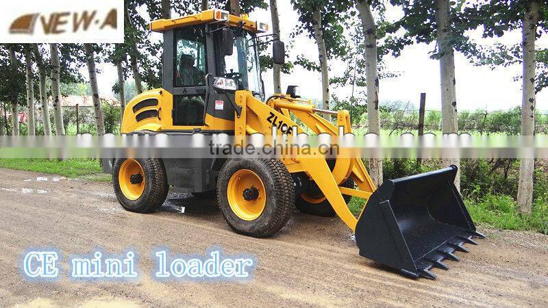 2016 new style 1.0ton new mini wheel loader
