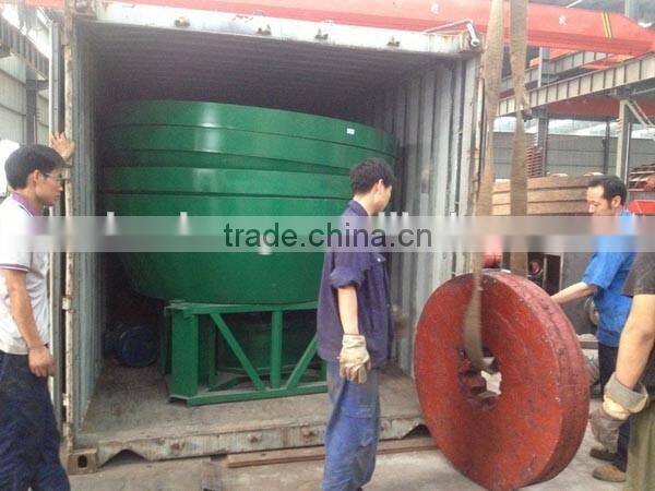 Gold Ore Wet Pan Mill/Pan Mill/Wet Grinder for Saudi Arabia Market