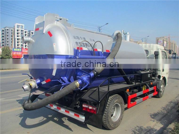 dongfeng 6000L vacuum sewage truck, suction truck for sale