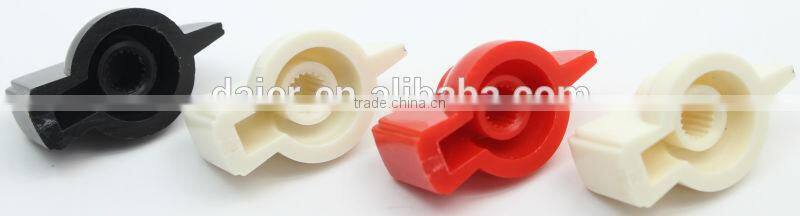 chicken-head potentiometer knob 6mm for knurled shaft