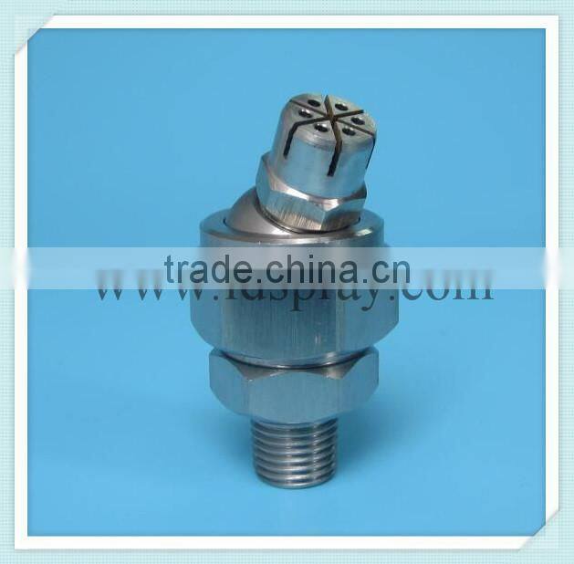 316 Stainless steel SS compressed air blowing round nozzles with 8 pcs holes