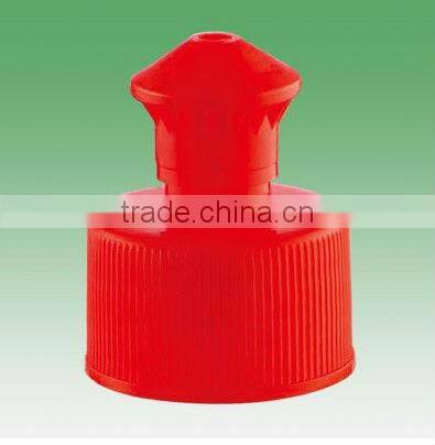 cosmetic bottle packaging with silver flip top cap 24/410