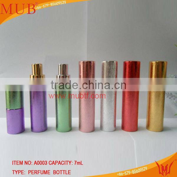 2014 New Square Shape Good Feel 7ml Aluminum Pump Sprayer