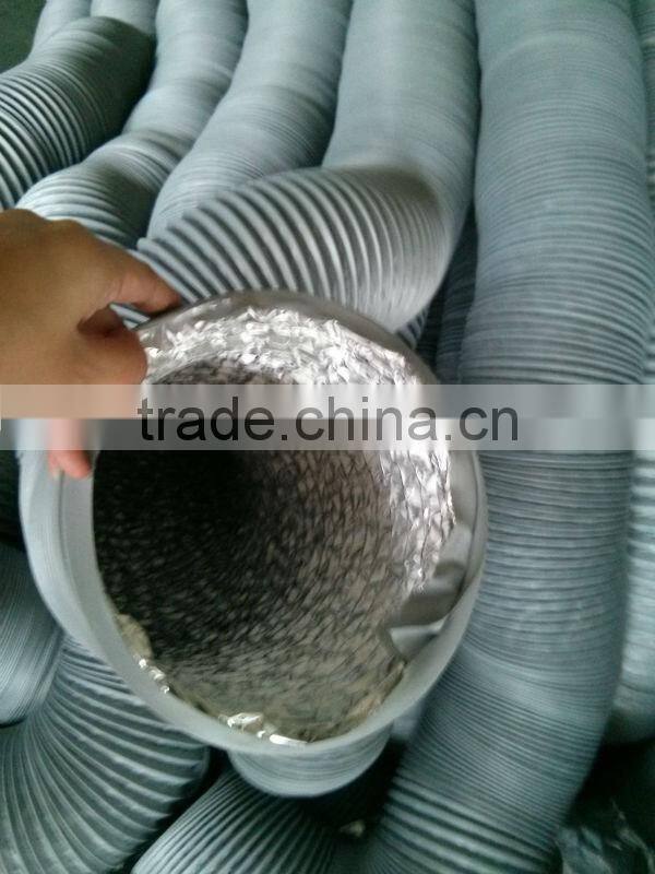 PVC and aluminum duct