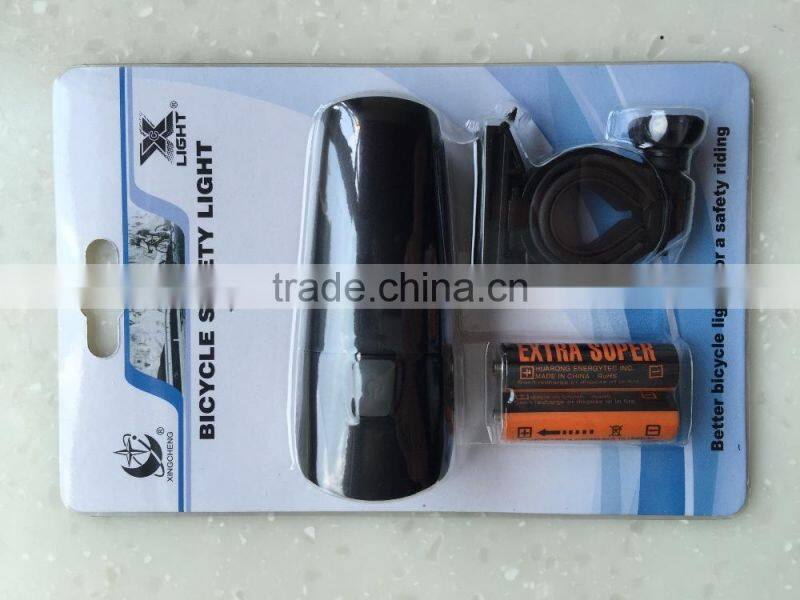 Bicycle Head Light 1W white LED 25LUX