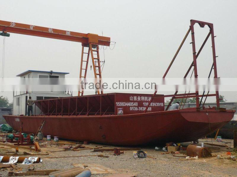 Self propelled river sand transport barge,transportation boat