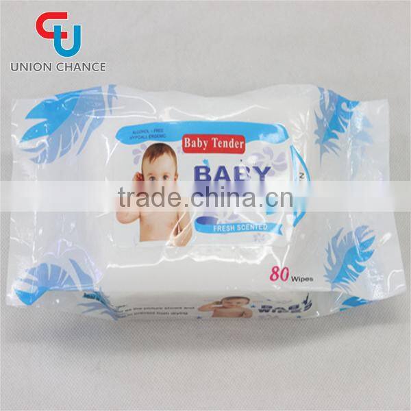 Fresh Scented Baby Wipes 80PCS Wet Wipes Cleaning Wet Wipes