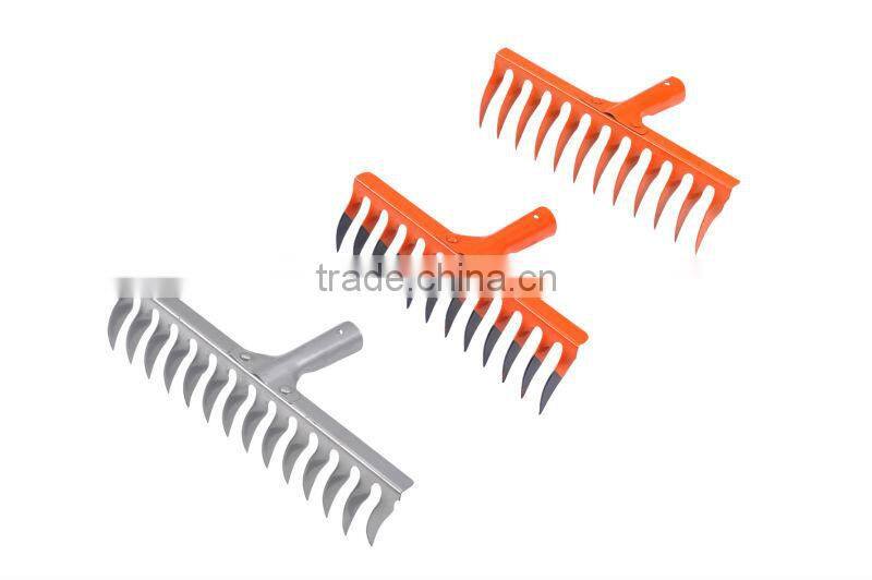 Metal Garden Rake Head 10 12 14 16 18 Teeth Hand Tool