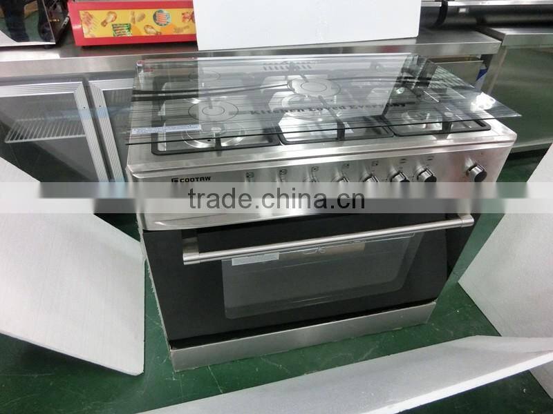 Commercial table top gas stove with oven ,gas stove burner, kitchen appliance gas stove