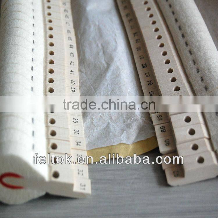 Wool felt upholstery fabric/ wool piano felt strips