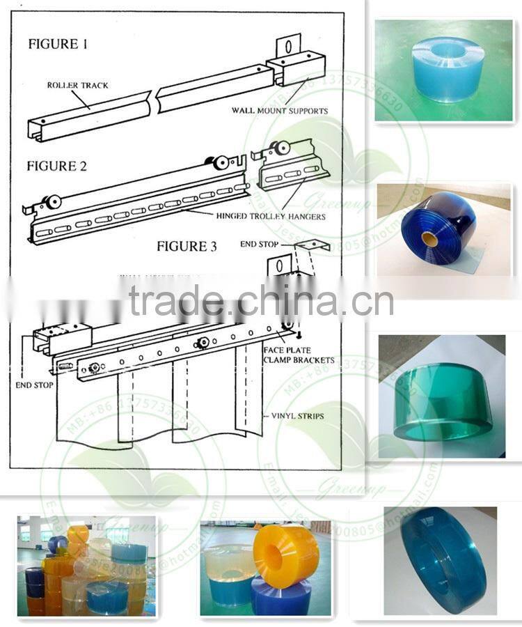 4mm High Quality Waterproof Industrial Transparent PVC Strip Curtain