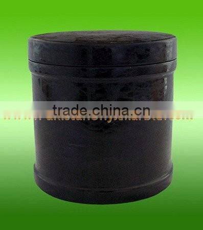 interesting promotional JET BLACK MARBLE URNS
