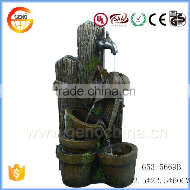 Trade assurance 2017 new style garden decoration crafts water fountain