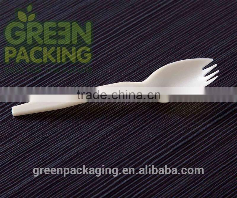 Corn starch original color plastic cutlery