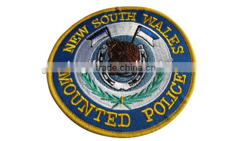 Embroidered flower patch