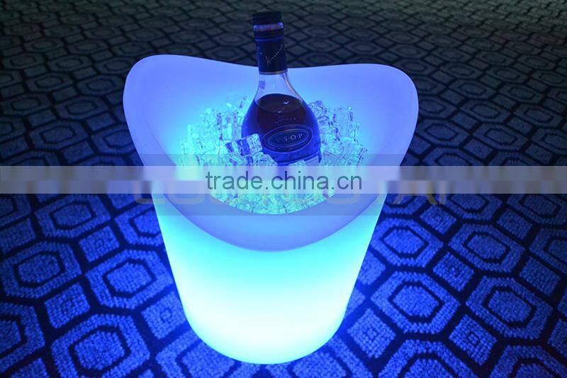 L31*W29*H34CM led light glowing win bucket/led ice bucket /led illuminated ice wine bucket