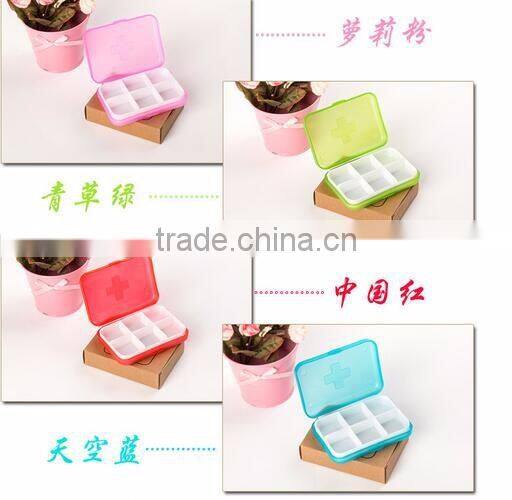cy274 Convenient clear colors travelling Using Medicine Storage