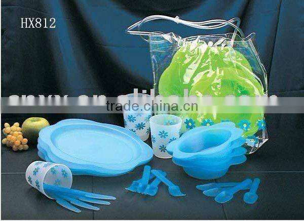 24pcs flower picnic set