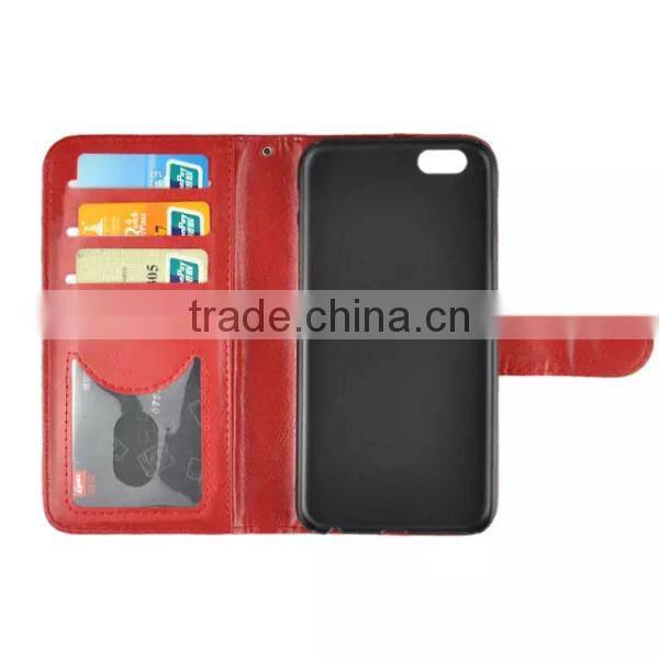 Fashion crocodile pattern leather flip mobile phone case,genuine leather case for iPhone 6 6Plus