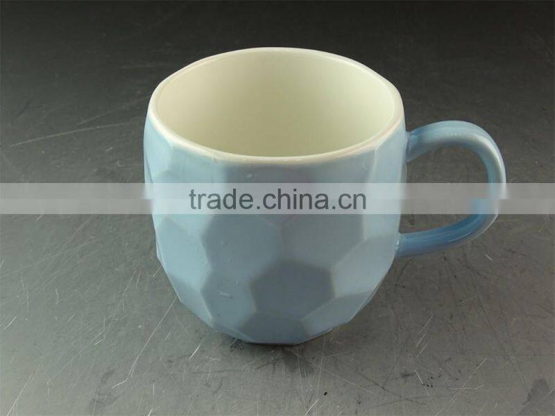 Stock Hot sale Cheap light green Glaze Ceramic promotional mug for Espresso