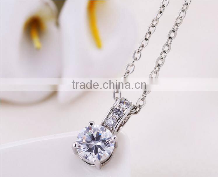 Wholesale Stock Small Order Fashion High Quality Single Drill Necklaces
