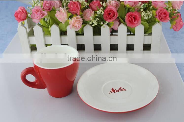 Porcelain espresso coffee cup set