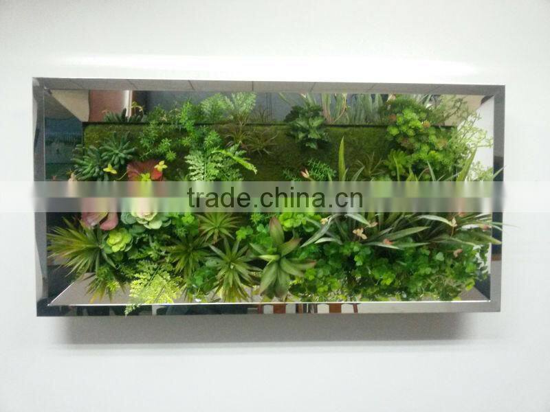 Artificial Succulent plant wall (special offer/bargain price:/2014 High Quality Factory price/outdoor & indoor )