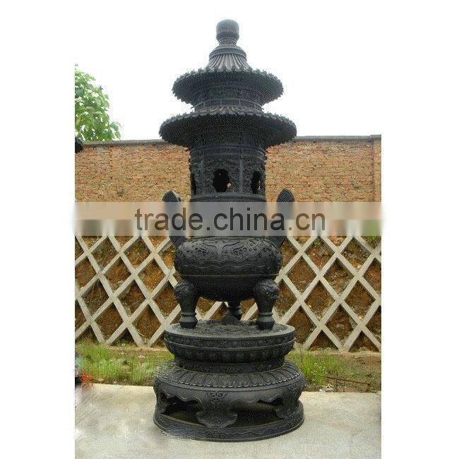 Factory price high quality casting bronze incense burner cast bronze cast brass censer