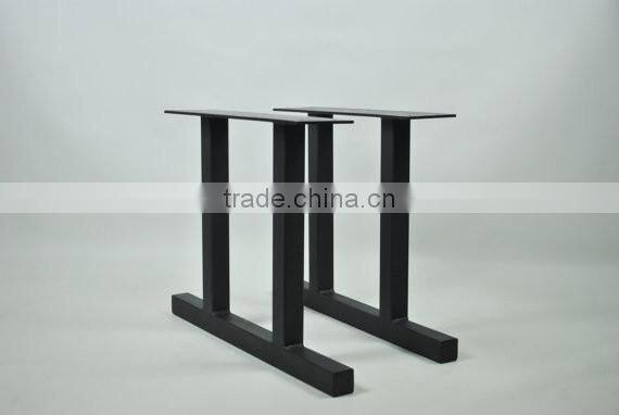 16 inch outdoor garden table leg metal iron double T shape bench leg