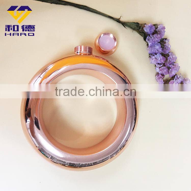 Stainless Steel rose gold bracelet flask