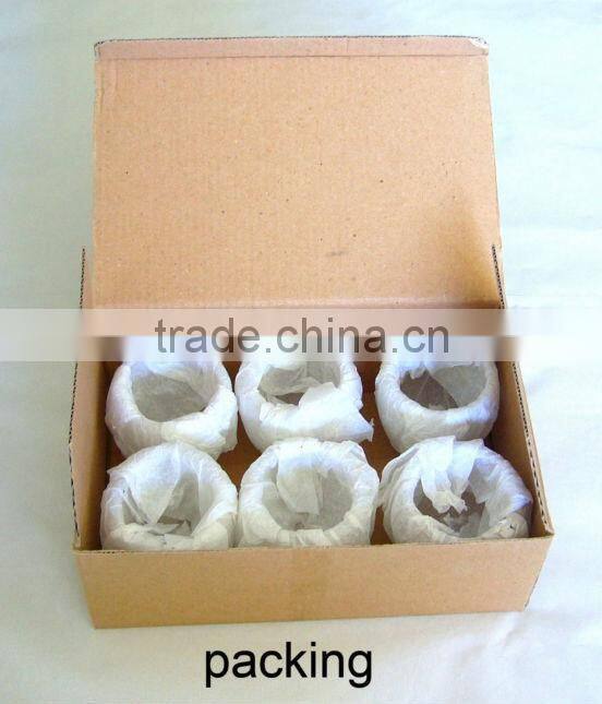 2oz heart-shaped double wall glass cup