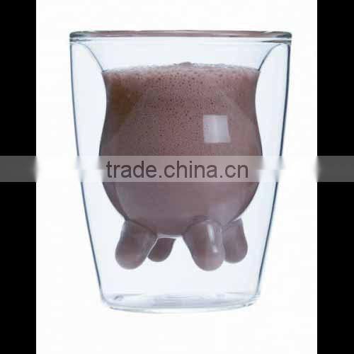 2014 world cup glass cup double wall glass cup